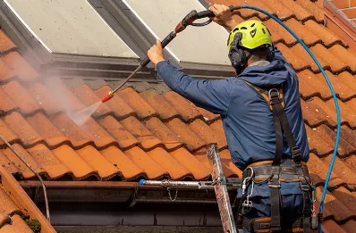 Démoussage et hydrofuge de toiture à Halstroff
